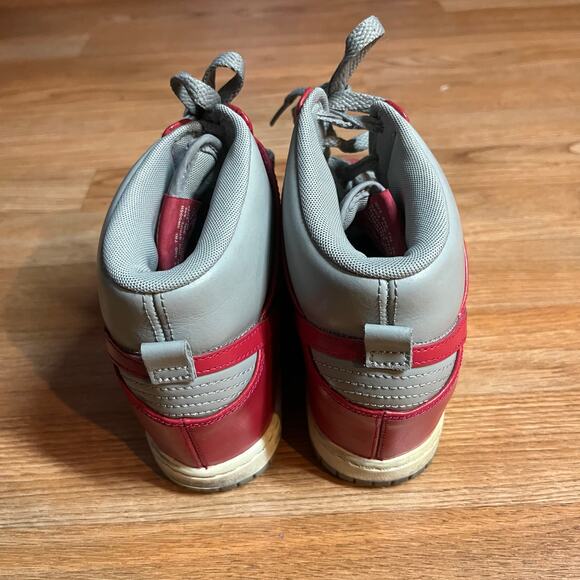 Nike Dunk Sky Hi Women Size 8w 528899 001 Medium Grey Sport Fuchsia Sail Shoes - Picture 5 of 7